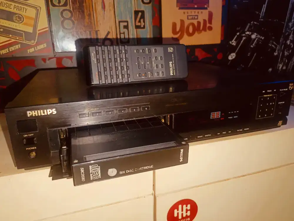 CD Player -  TDA 1541 - PHILLIPS CDC 586 (BELGIUM)