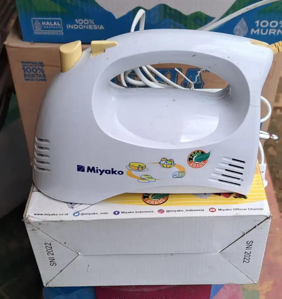 hand mixer miyako HM 620 posisi mati belum di perbaiki