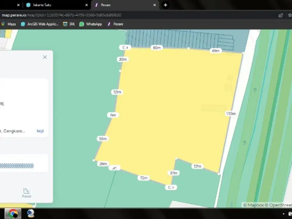 diJual Tanah di Jl. Jend A Yani Rawamangun Jakarta Timur