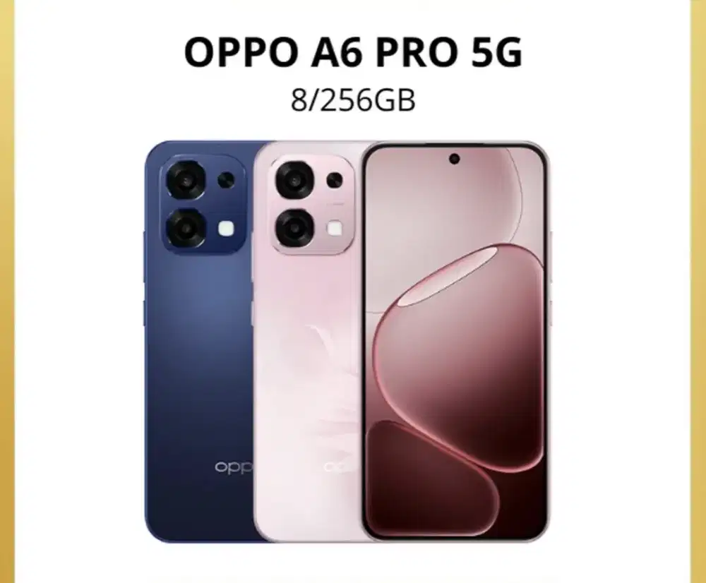 Kredit hp dr rumah/online,ada limit cairkan,Oppo A6 pro 5G Ram 8/256