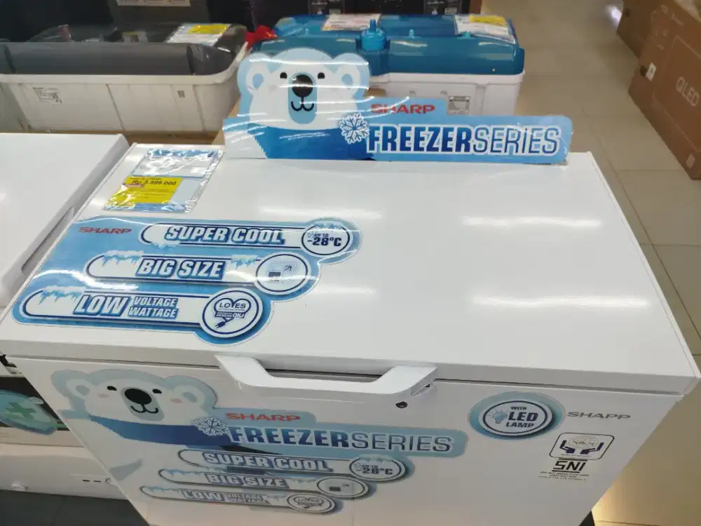 Freezer sharp cicilan menggunakan shopeepaylater