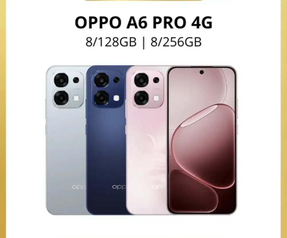 Kredit HP dr rumah/online,ada limit bs cairkan, Oppo A6 pro 4G Ram 8