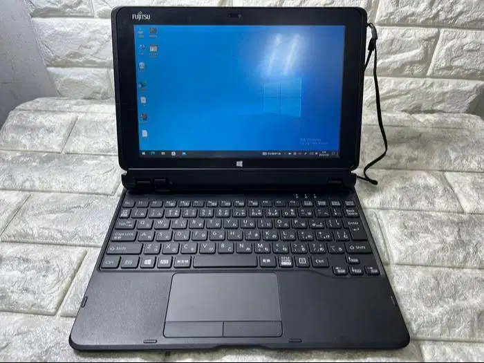 Laptop murah promo Fujitsu ram 4gb 128GB sekolah kuliah touch 2in1 pen