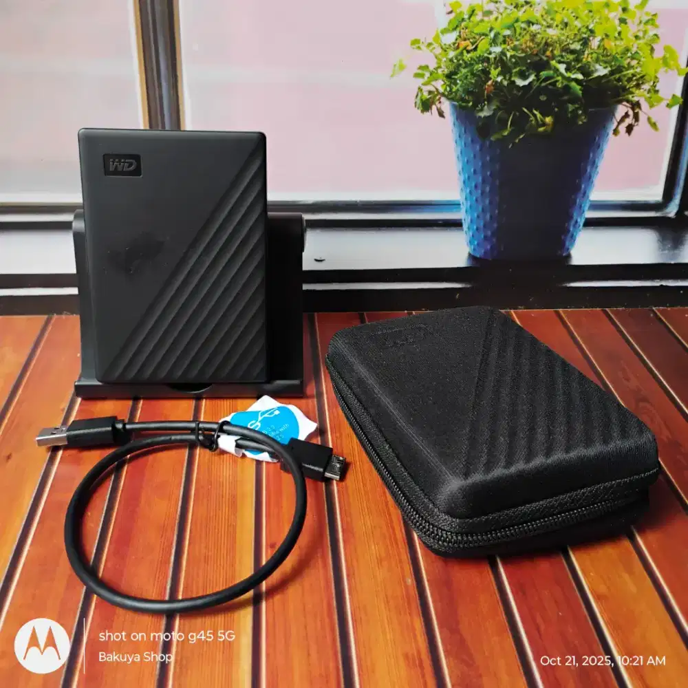 HDD Hardisk Harddisk External WD My Passport 4TB Mulus Siap Pakai