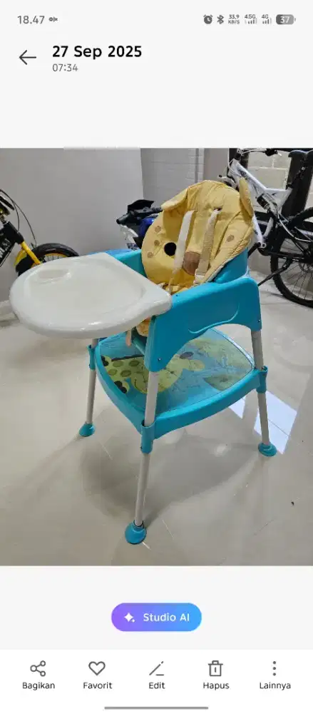 [MURAH] Kursi Tinggi Bayi 2 in 1 Adjustable