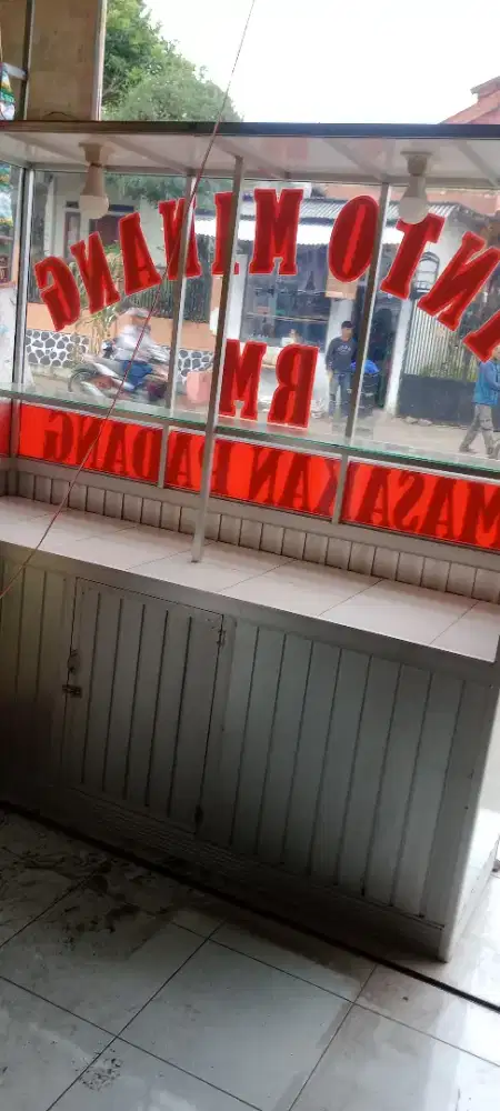 Set Etalase rumah makan (bisa nego)