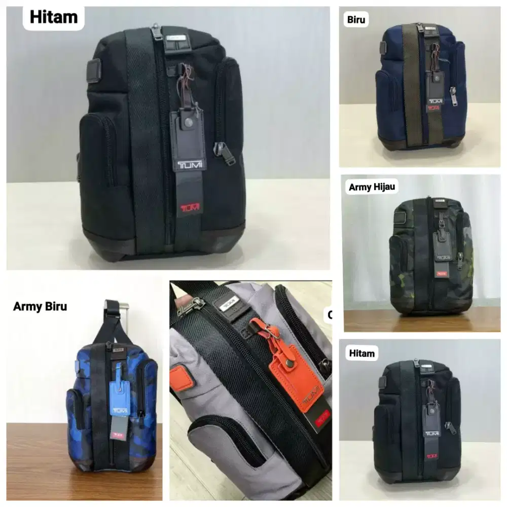 Tas Tumi Men Saratoga Higgins Monterey Tumi Bodybag Slingbag Men