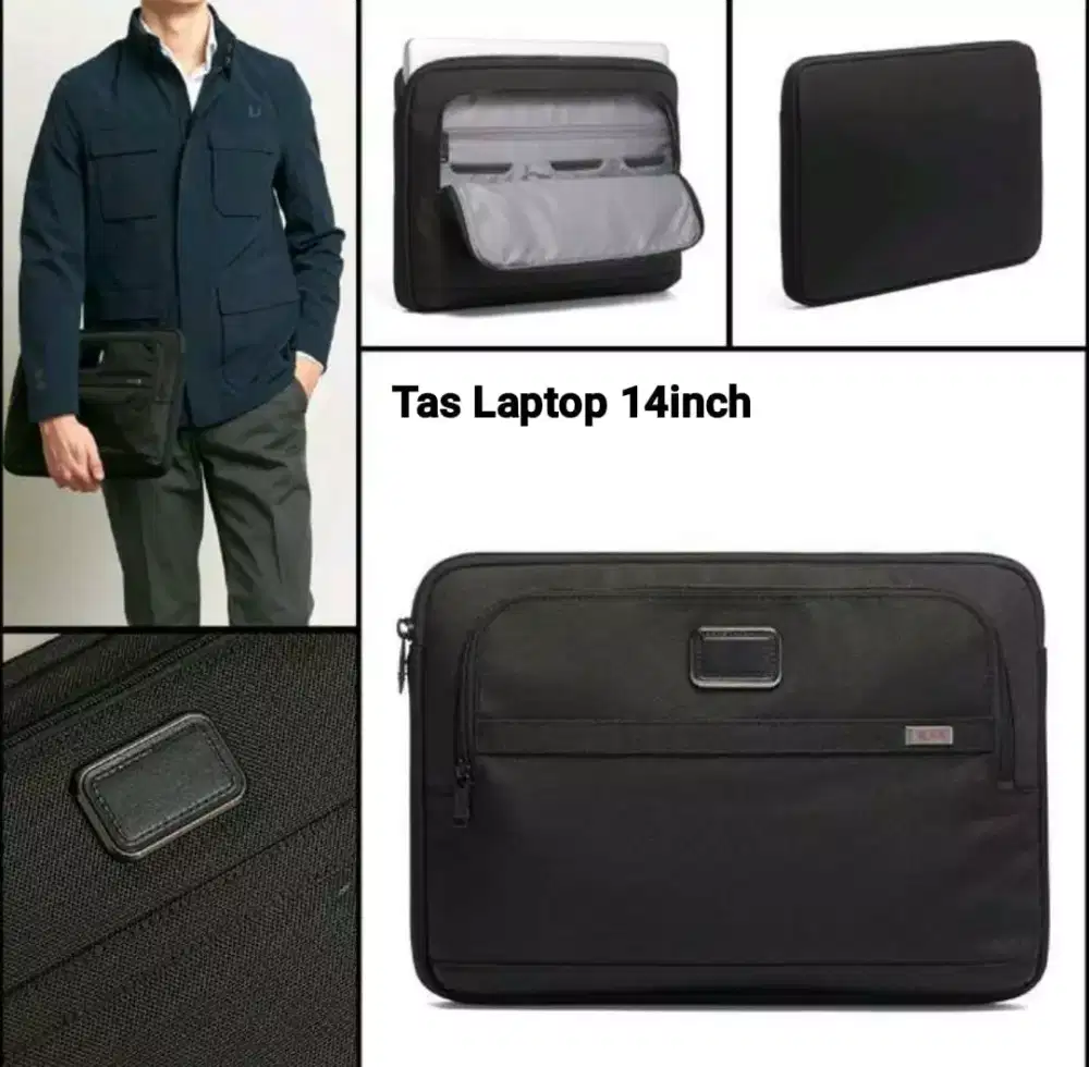 Tas Tumi laptop nilon 14inch Black