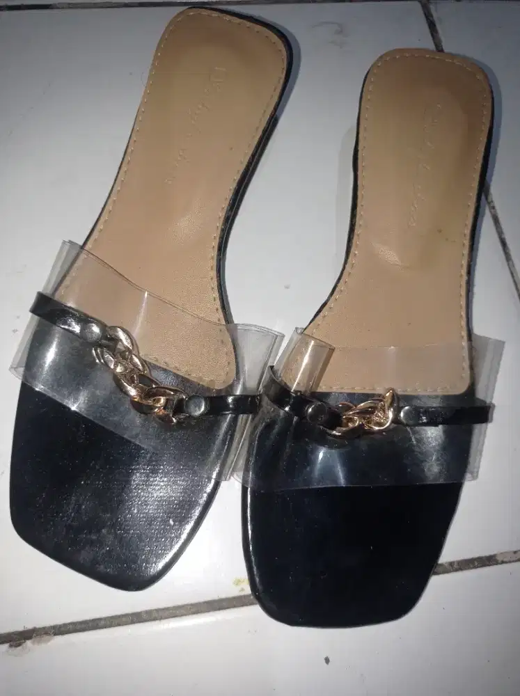 Sandal hils kaca 3cm