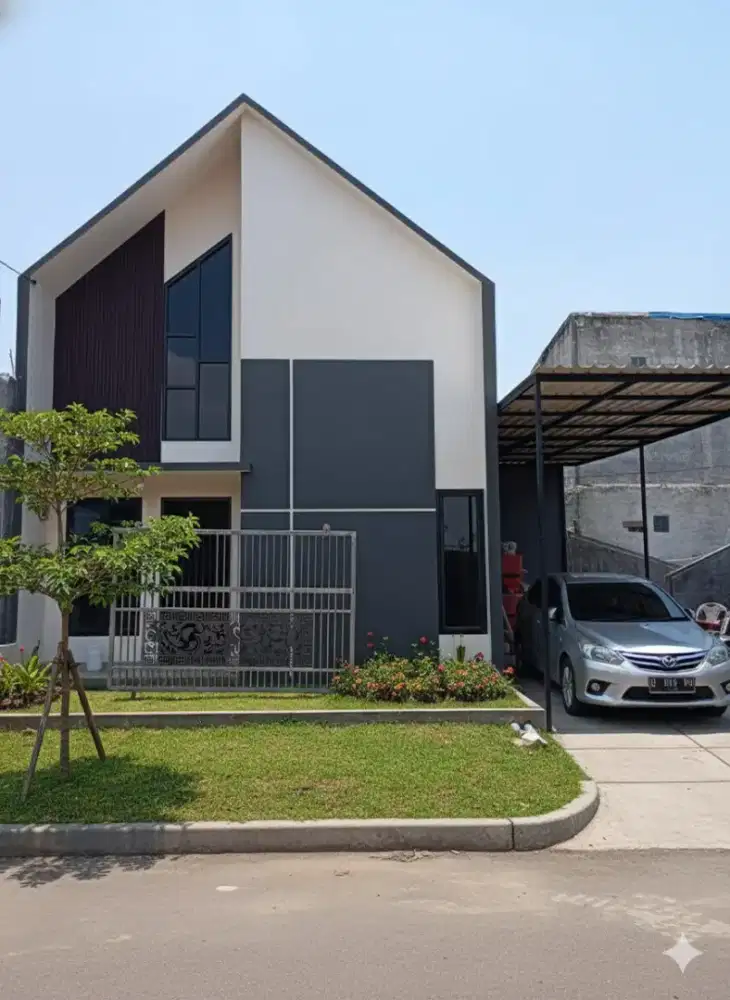 Rumah bebas banjir dekat stasiun depok