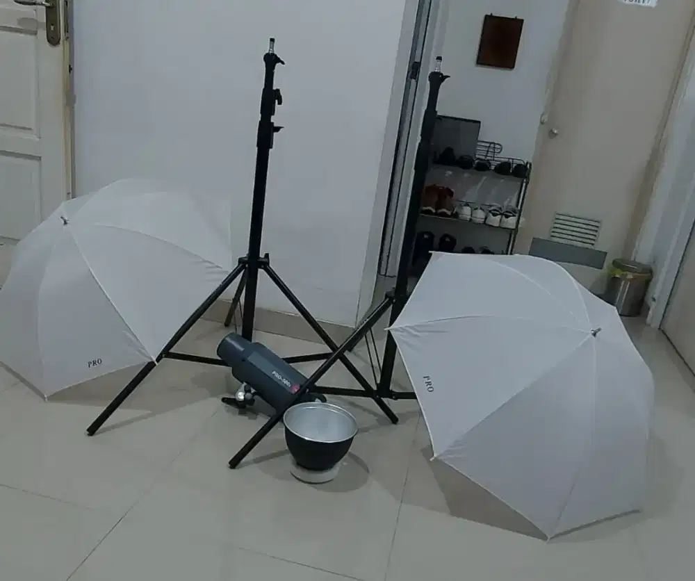Stand lampu studio,lighting sepaket