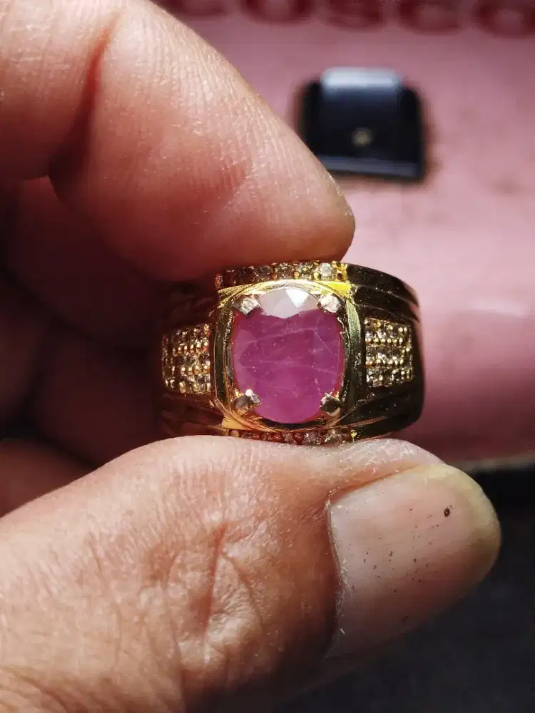 CINCIN NATURAL RUBY BURMA 3,37CRT PLUS MEMO