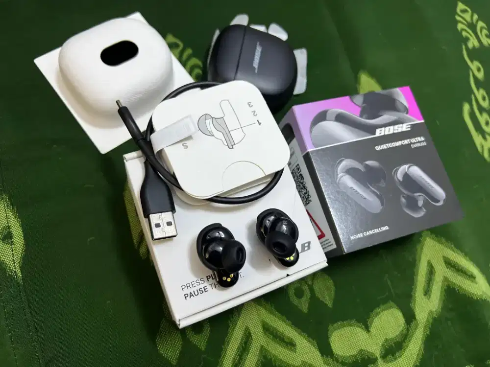 Bose QC Ultra Earbuds Original 100% Rare condition Warna Hitam
