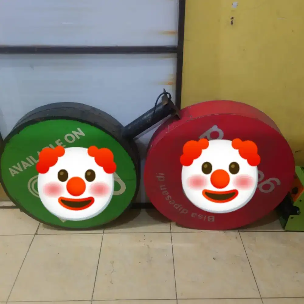 Neon Box Akrilik Bulat