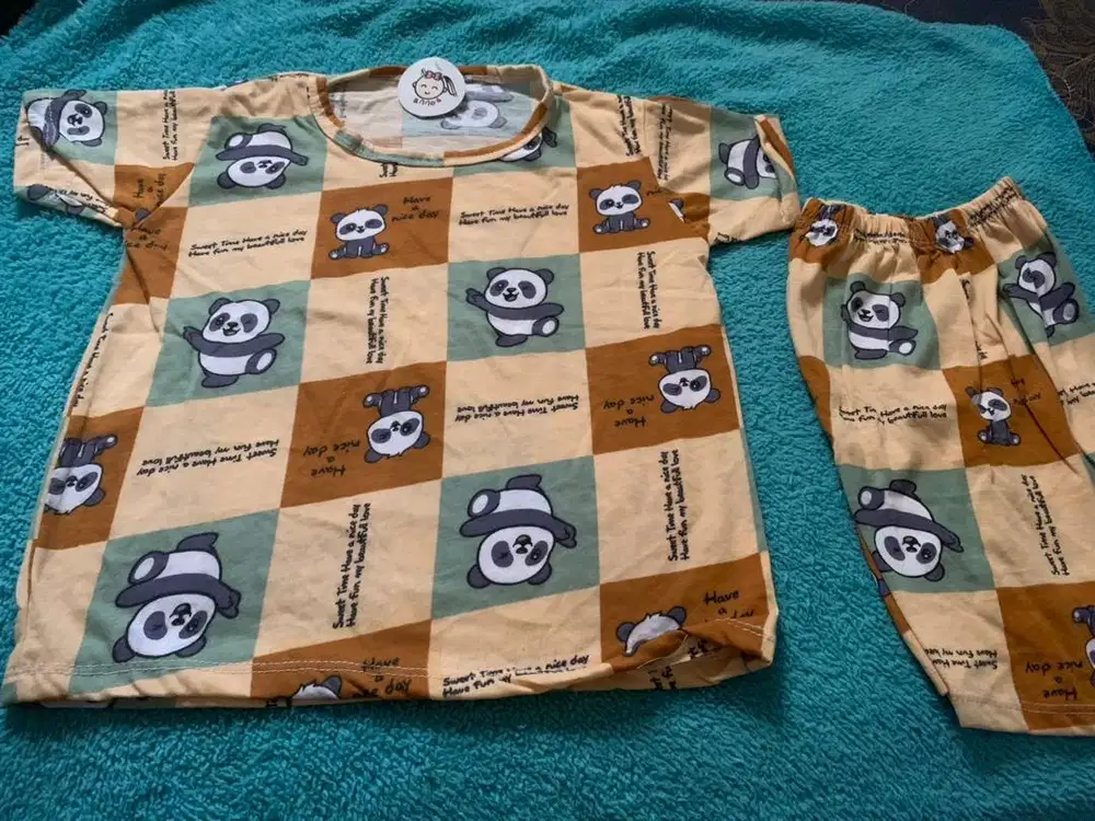 Set baju anak panda(cowok)