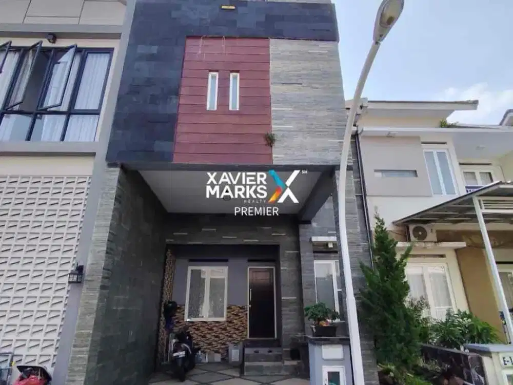 rumah bagus minimalis modern 2,5 lantai full furnished lowokwaru malang