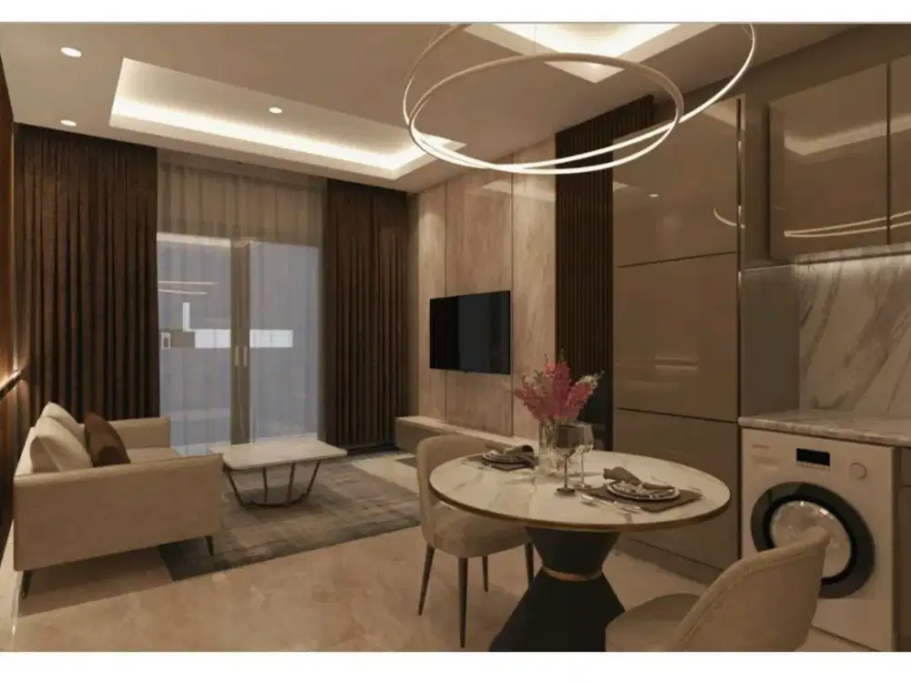 Disewakan Apartemen Distric 8 1 BR Luas 53 M2 Brand Siap Huni Jaksel