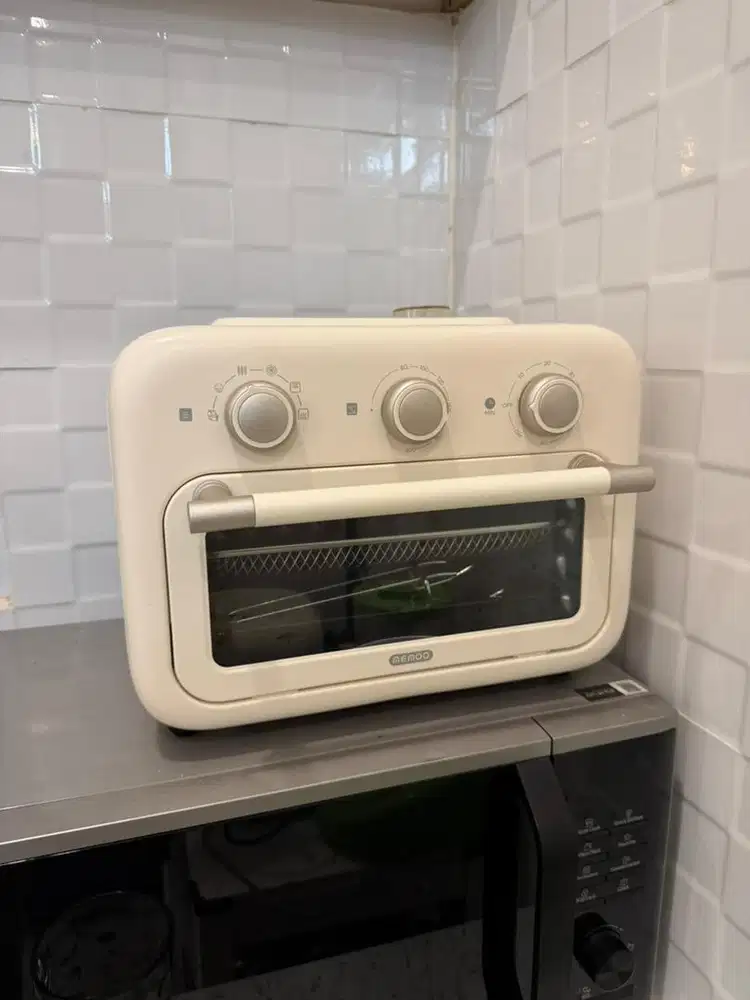 MEMOO 12ltr AIR FRYER STEAM OVEN BARU PAKAI 5x LIKE NEW MULUS