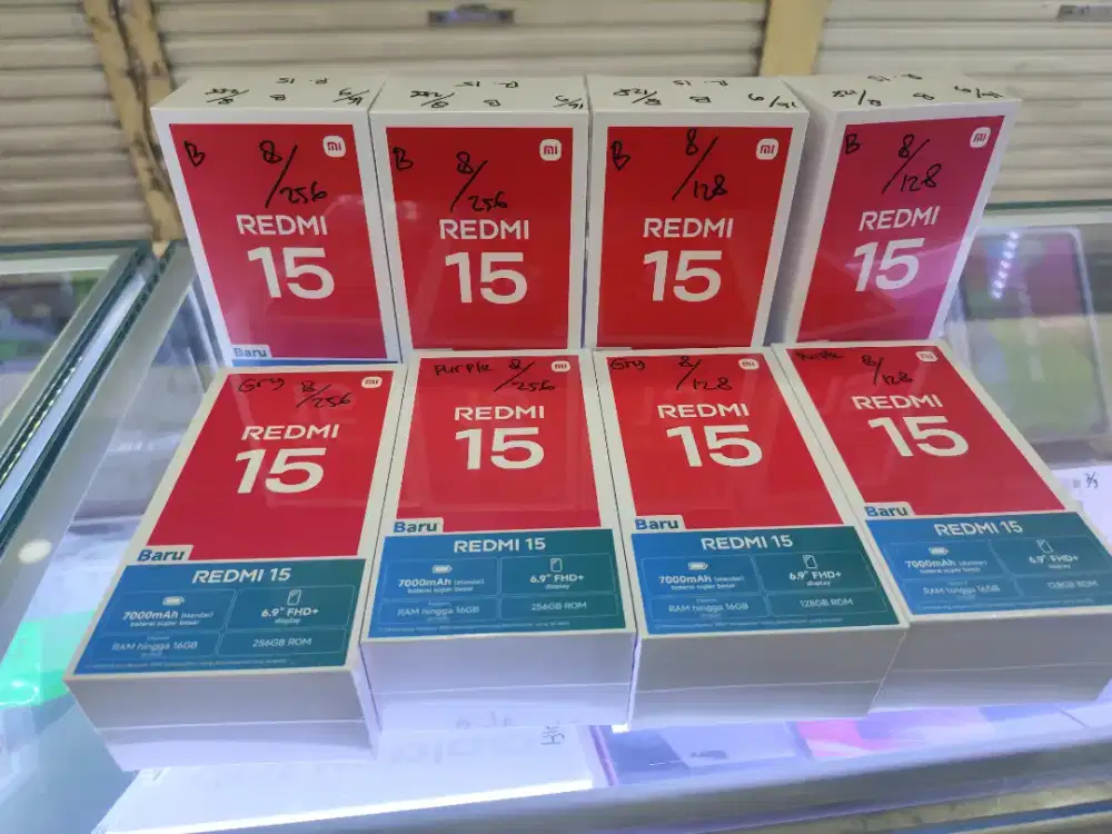 Redmi 15 8/128 (Barang Baru) Harga murah
