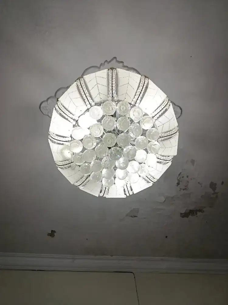 Lampu Hias Kristal Model Gantung 2 Set