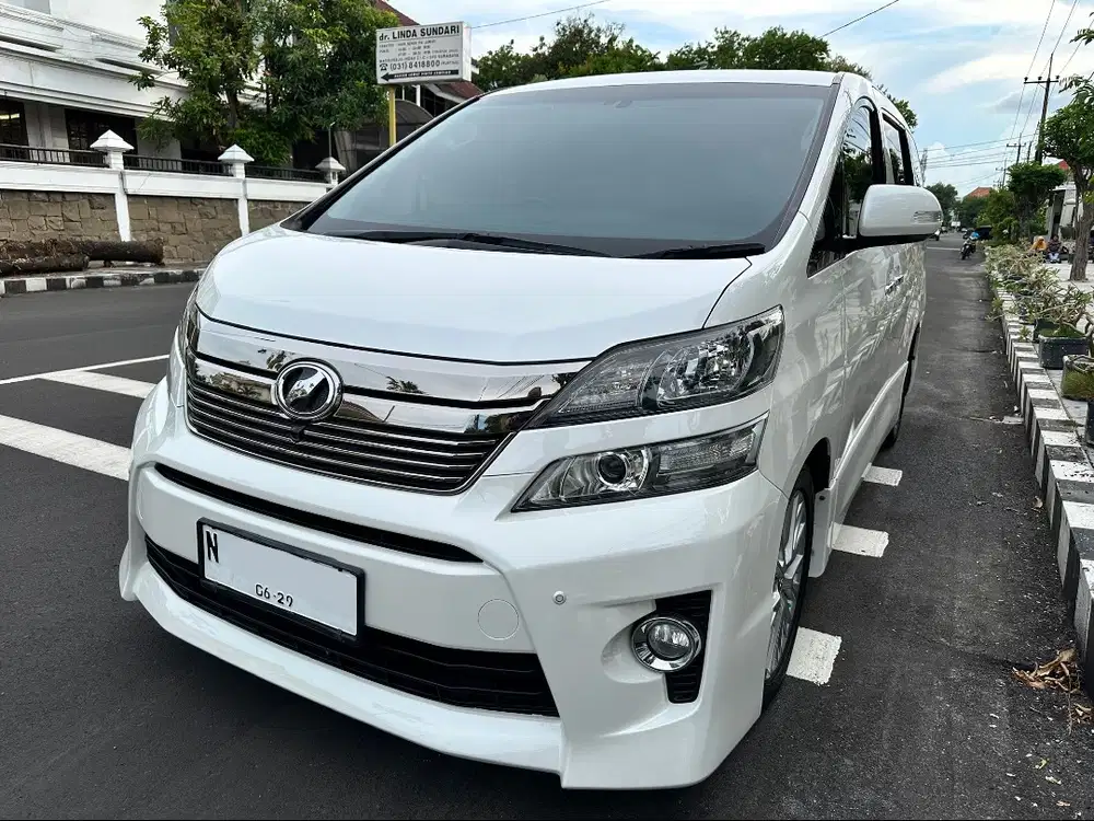 Toyota Vellfire ZG Prem Sound 2014 mulus terawat istimewa