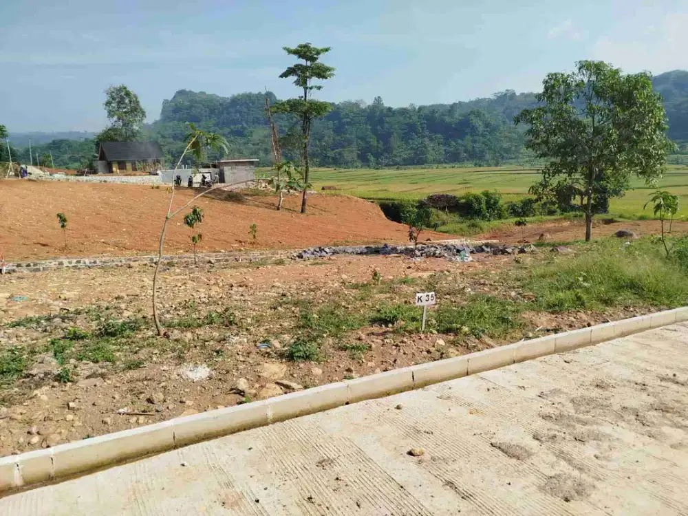 tanah kavling murah eksklusif legalitas SHM view pegunungan dan persawahan