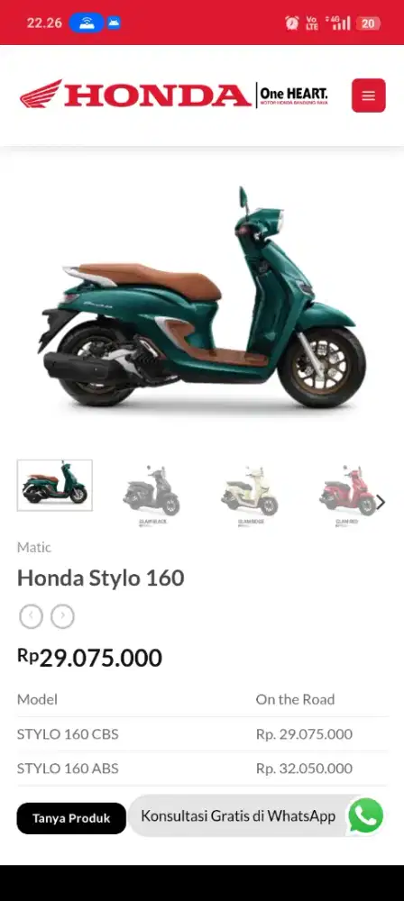 Jual Stylo ABS hijau 2025 BU