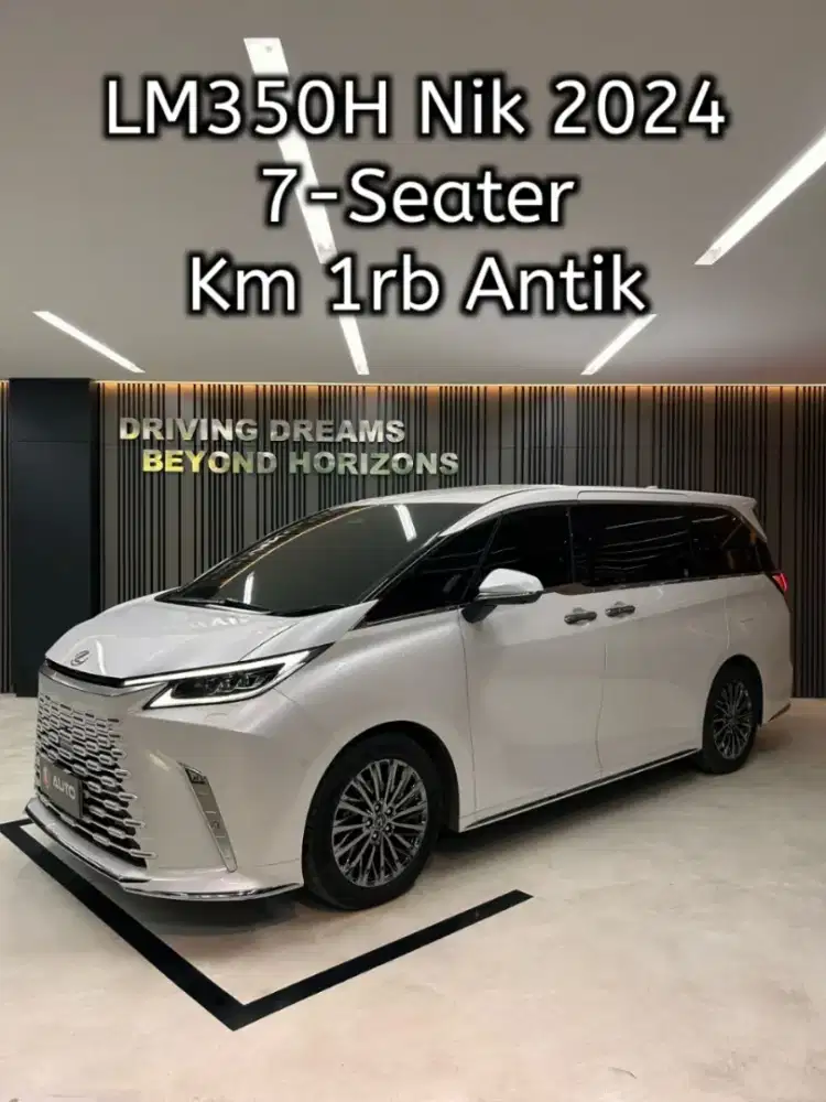 Lexus LM350 Hybrid LM350H 2025 Putih 7-Seater Km1rb B588KIM Nik 2024