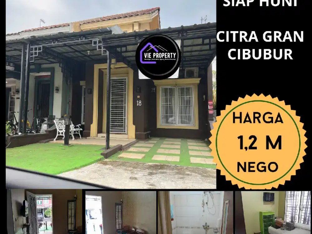 DIJUAL CEPAT, RUMAH RAPI DI CLUSTER ASRI CITRA GRAN CIBUBUR