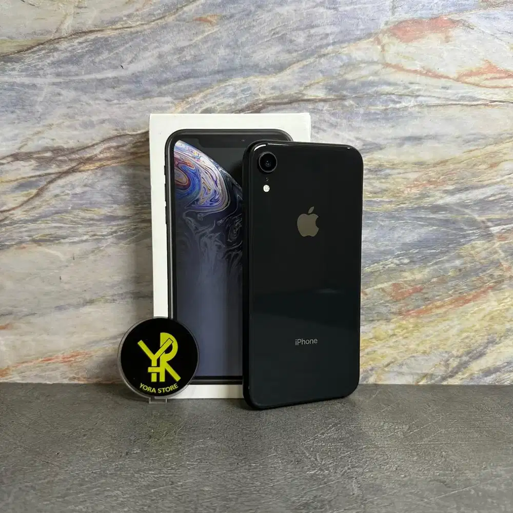 iPhone XR 128GB Black Second Garansi Resmi Mulus - Fullset