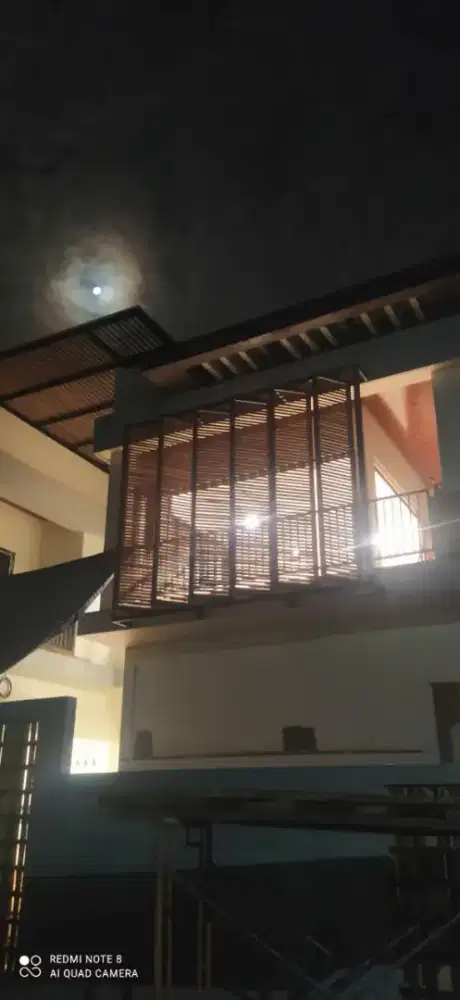 Plafon atap kanopi pagar