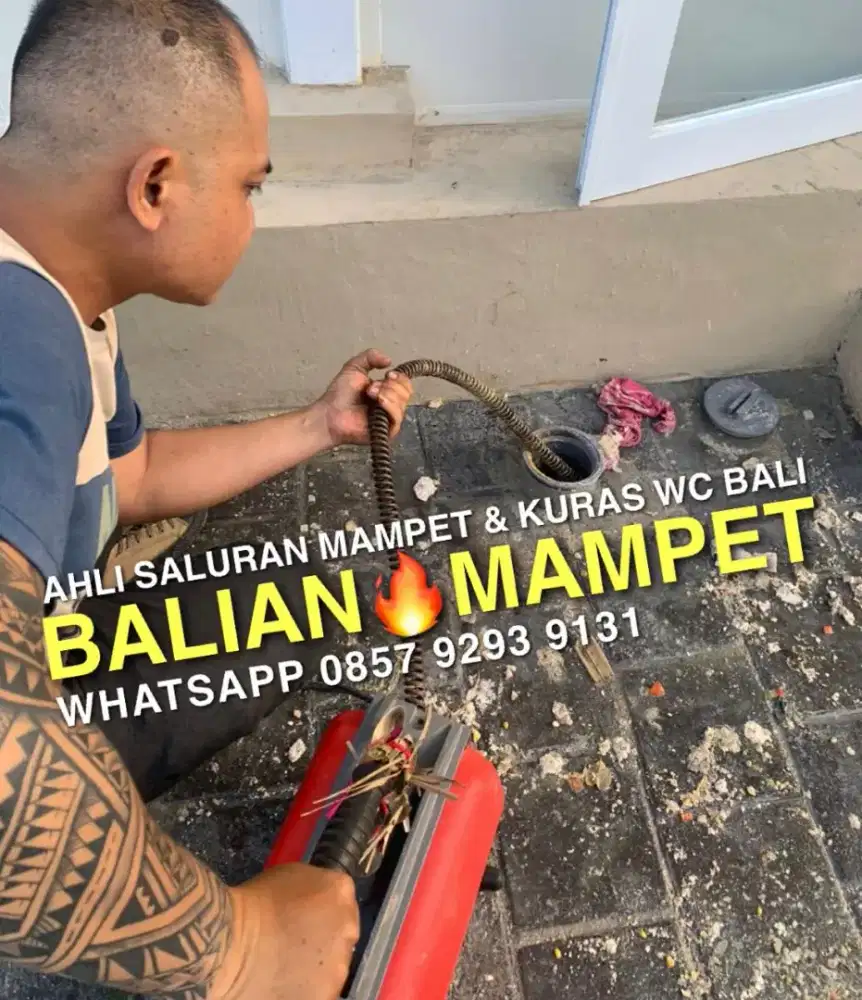 TUKANG MELANCARKAN PIPA MAMPET DAN SEDOT KURAS WC GIANYAR BALI