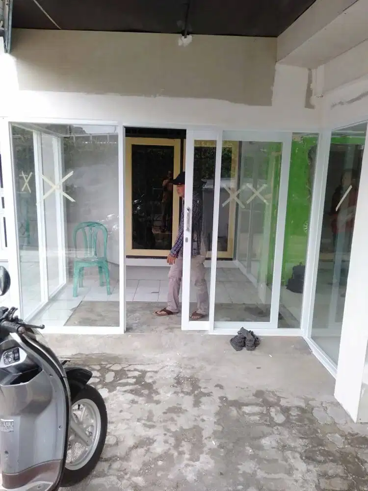 Pasang Khusus Partisi - Plafon Gypsum / PVC + Alumunium - Aluminium