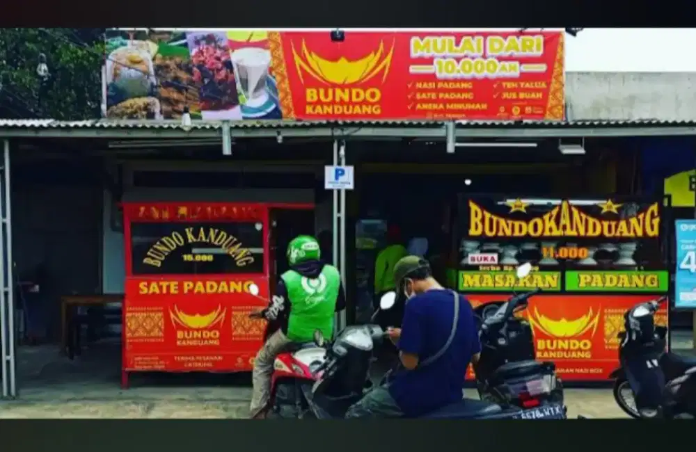 Jual Warung Nasi Padang Komplit