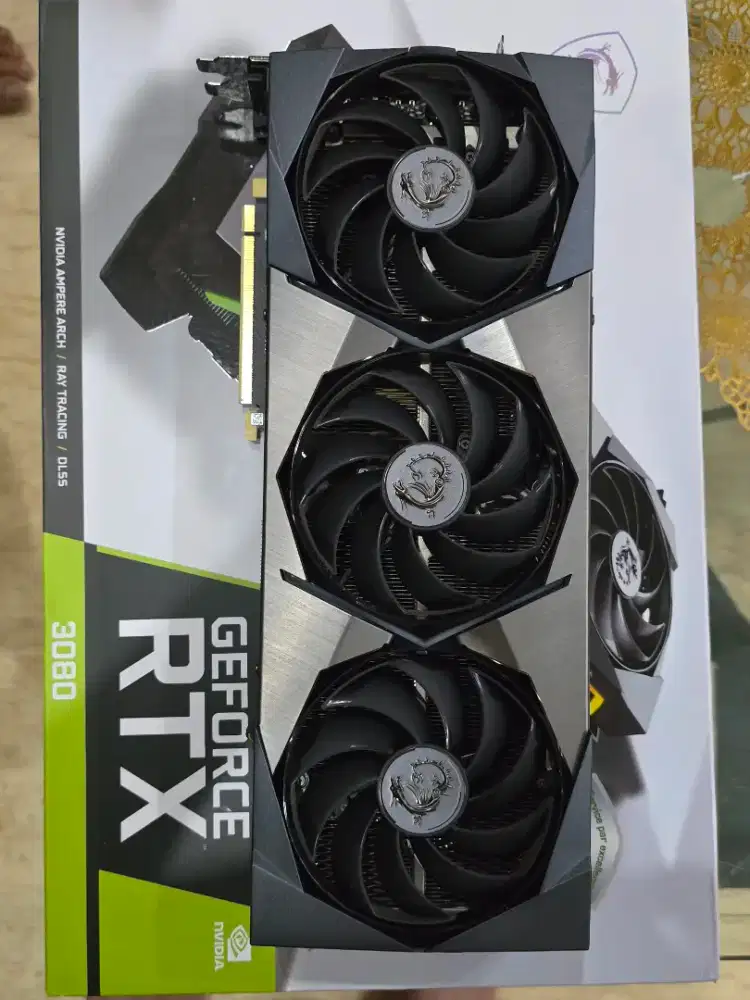 Graphics CARD NVIDIA RTX 3080 12GB SUPREME X sehat like new