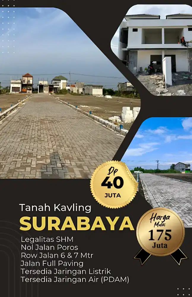 TANAH KAVLING ASLI SURABAYA