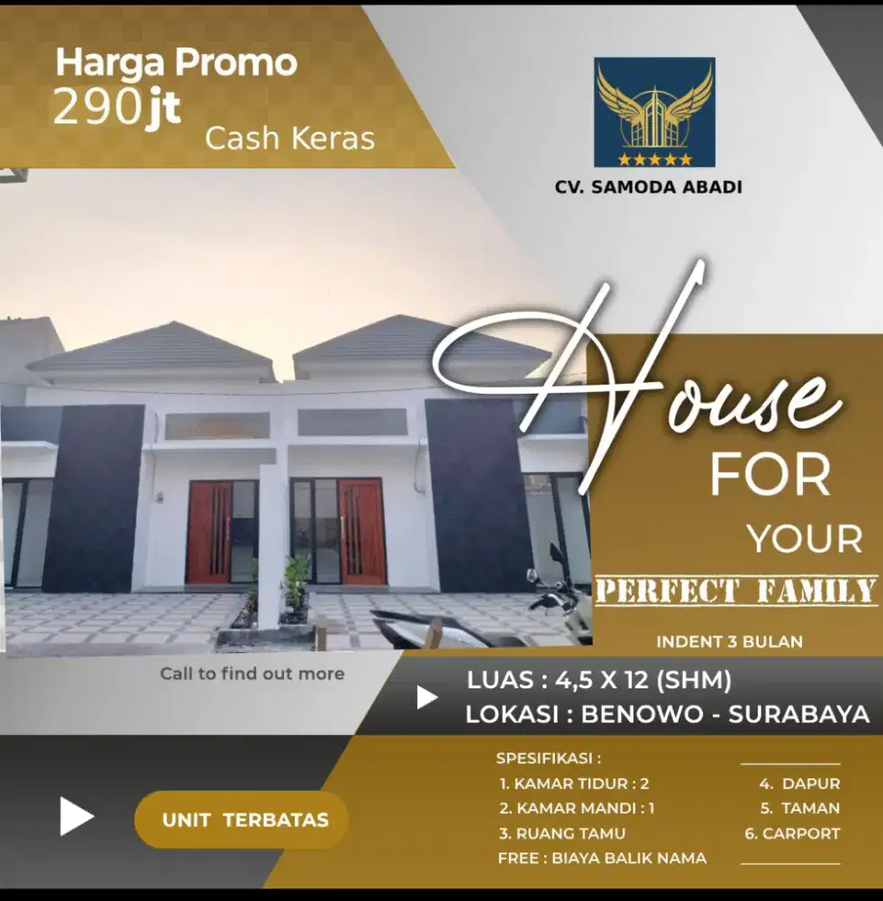 RUMAH MURAH ASLI Surabaya