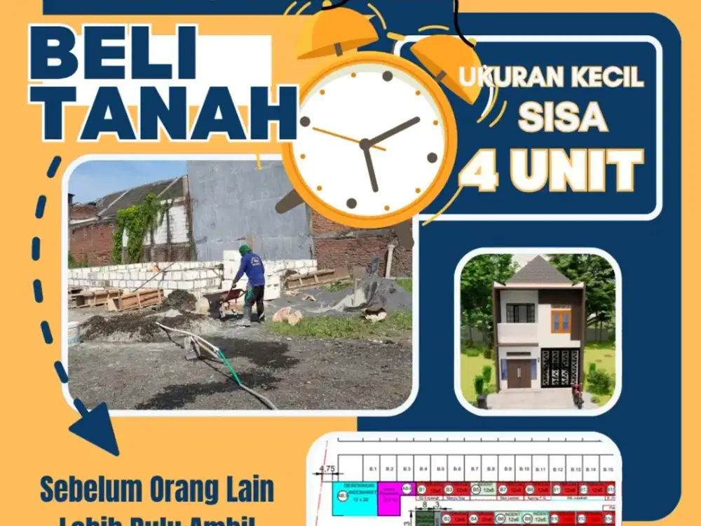Tanah Siap Bangun Mulai 100 Jutaan, Lokasi Strategis Dekat Kota!