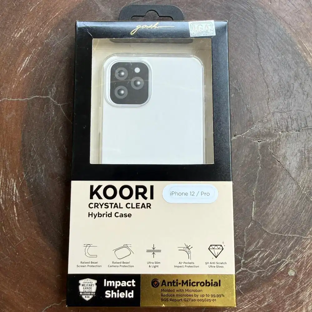 Case HP iPhone 12 / 12 Pro Koori Crystal Clear BNIB