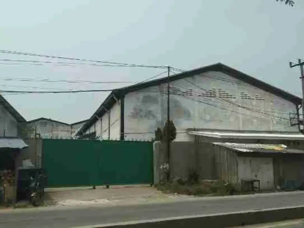 Disewa Cepat Gudang Siap Pakai Bebas Banjir di Pinggir Jl Raya Kosambi Dadap Tangerang