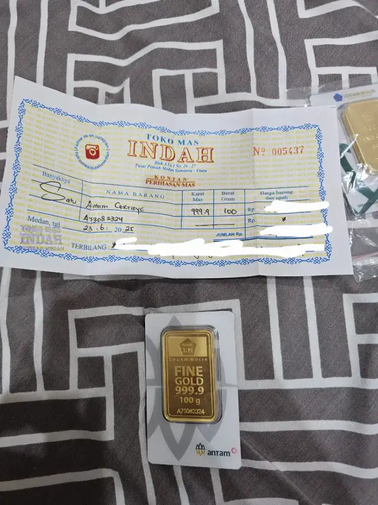 Jual Emas Antam Antm Certieye Original
