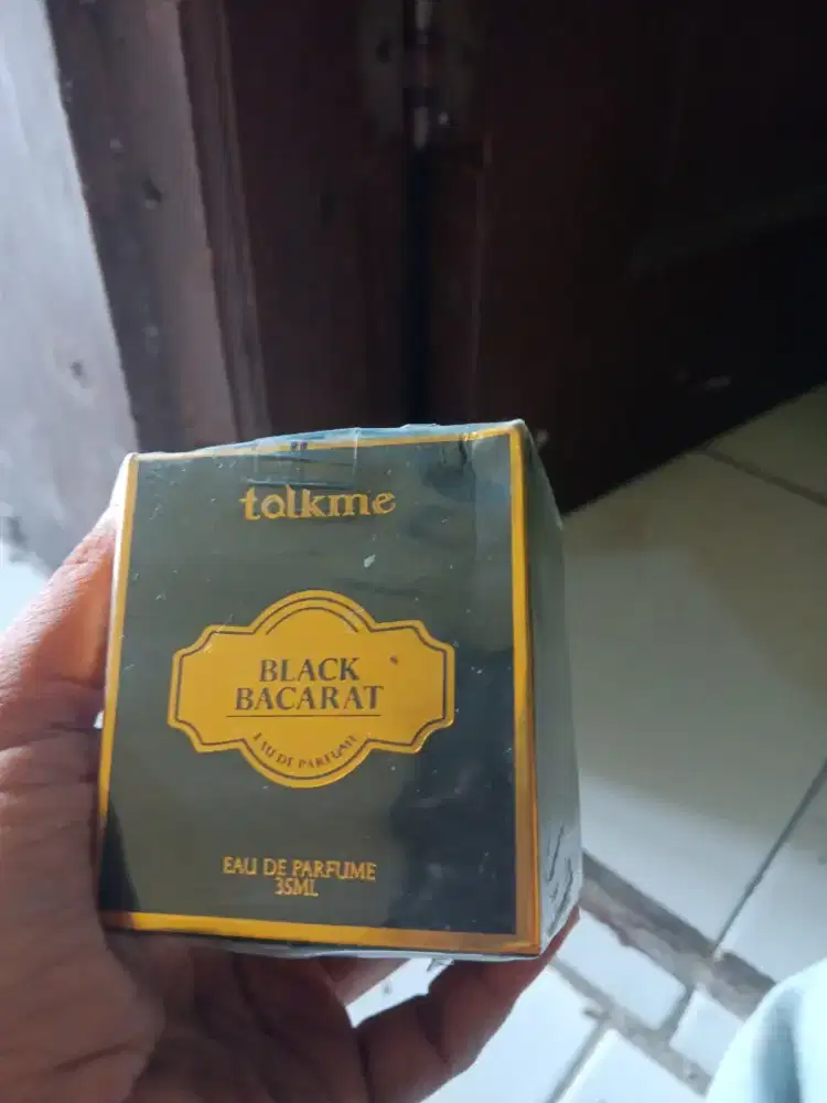 Parfum semprot talkme BLACK BACARAT EAU DE PARFUME 35ML 70RIBU,12 JAM