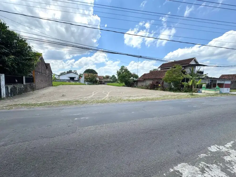 Jual Murah Tanah Berbah Sleman, Dekat Jl Raya Jogja-Solo
