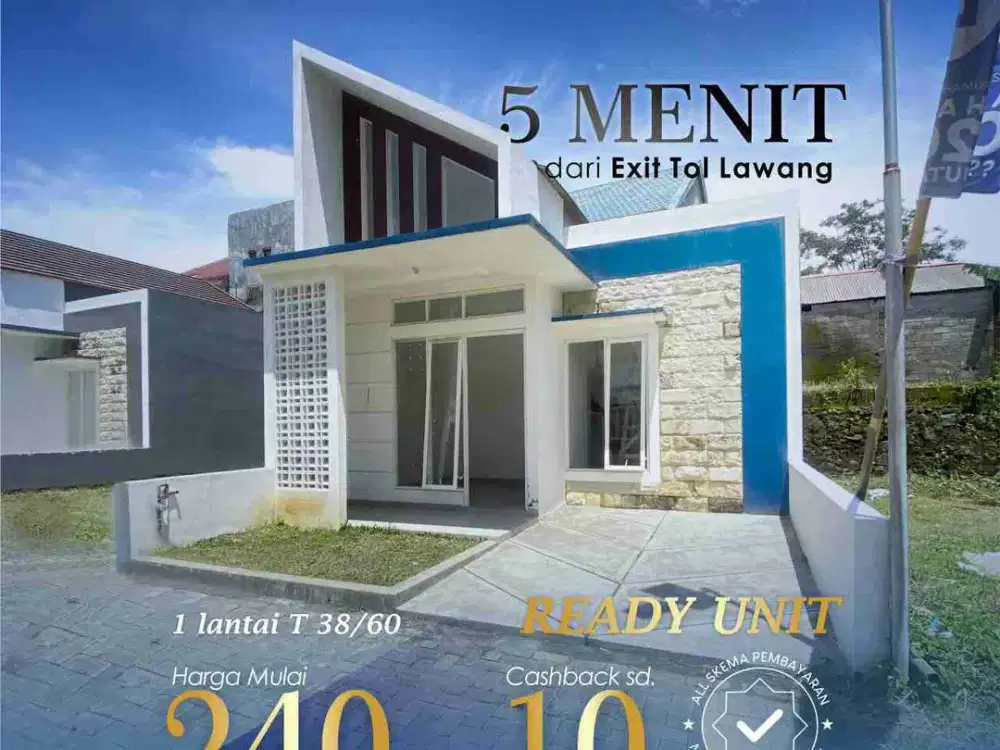 RUMAH MURAH LAWANG DEKAT EXIT TOL