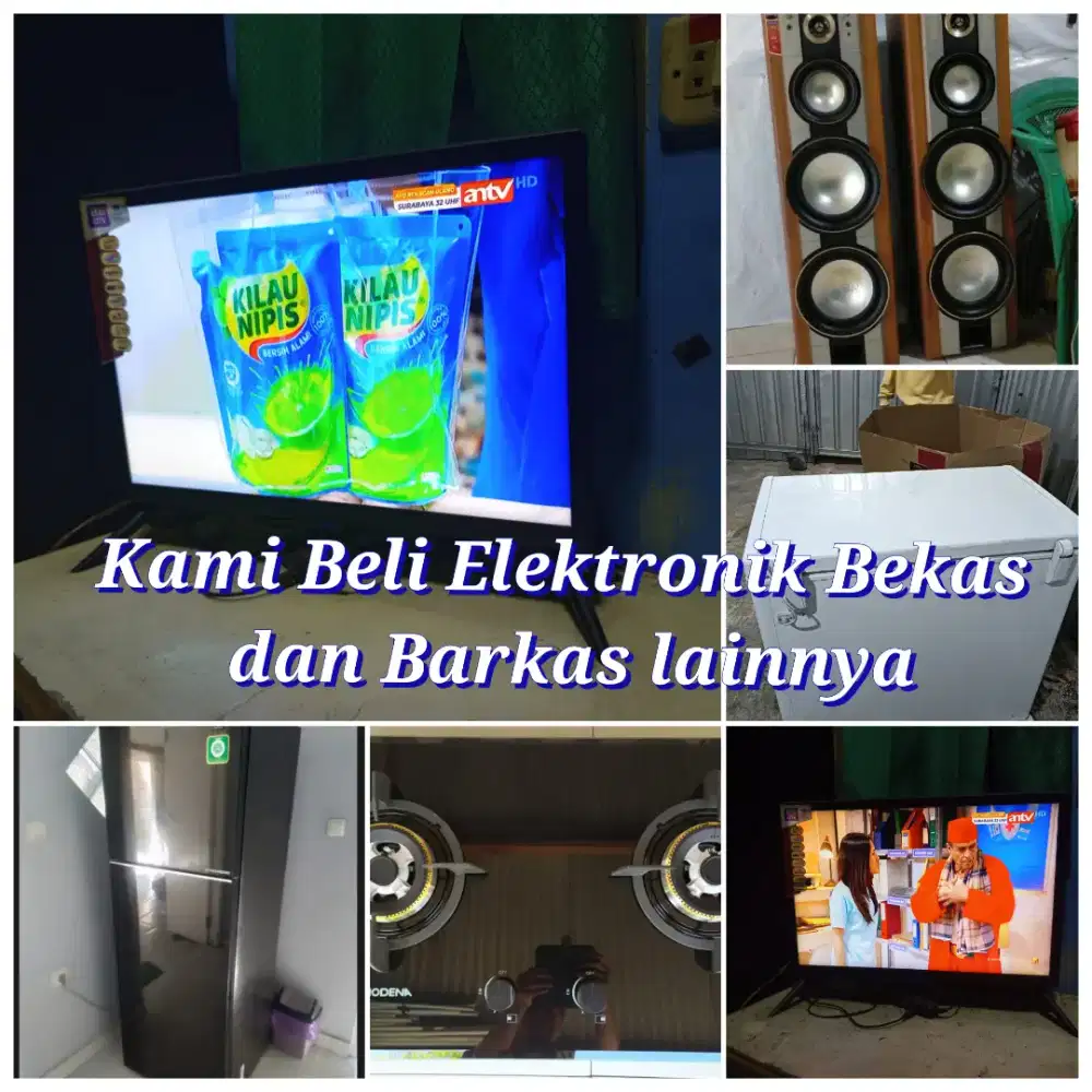 Terima beli Elektronik bekas TV LED, Lcd, Smart TV dan barkas lainnya