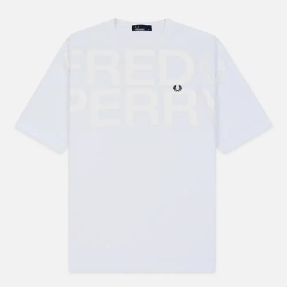 Kaos Shorts Sleeve Fred Perry Rubber Embos Timbul Size S