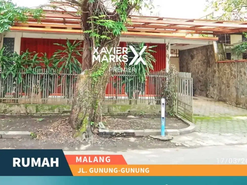 Dijual Rumah Strategis Kawasan Tenang di Jl Gunung-gunung Malang