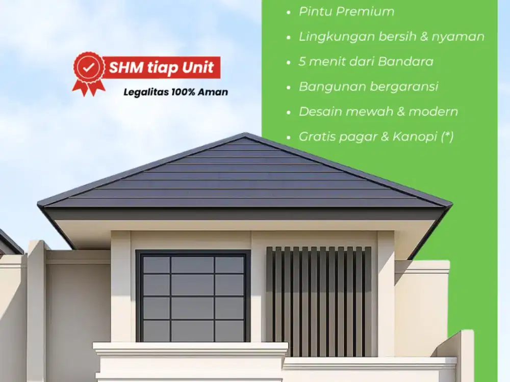 RUMAH MEWAH DEKAT BANDARA ADI SOEMARMO