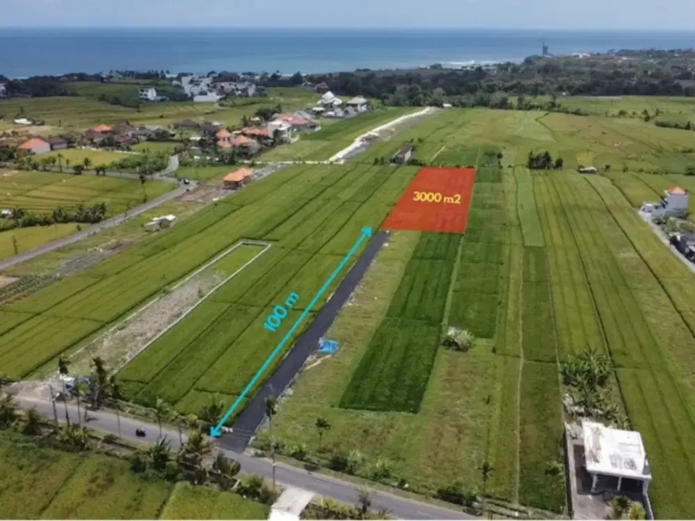 Tanah zona pariwisata Pantai Mengening Cemagi Tabanan Bali