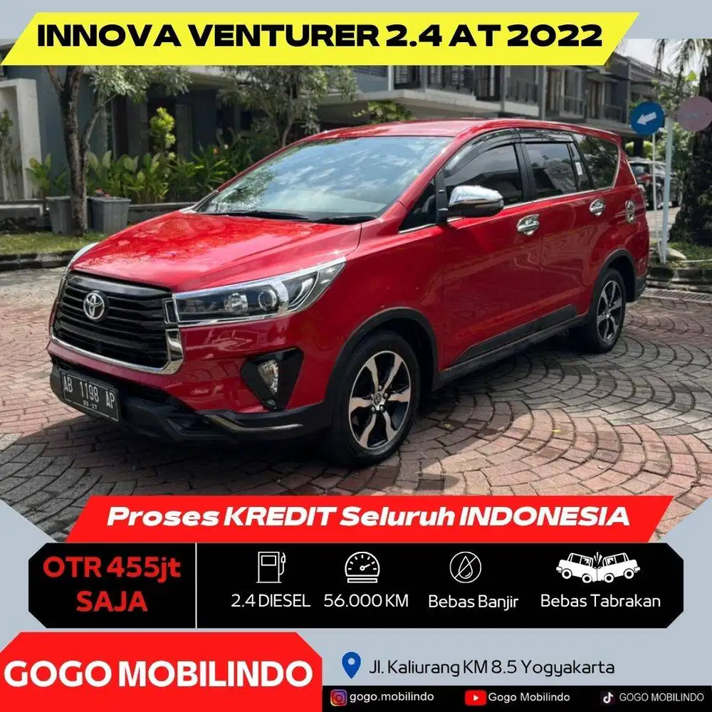 Innova Venturer Diesel AT 2022 AB Tgn1 ISTIMEWA Bisa Kredit